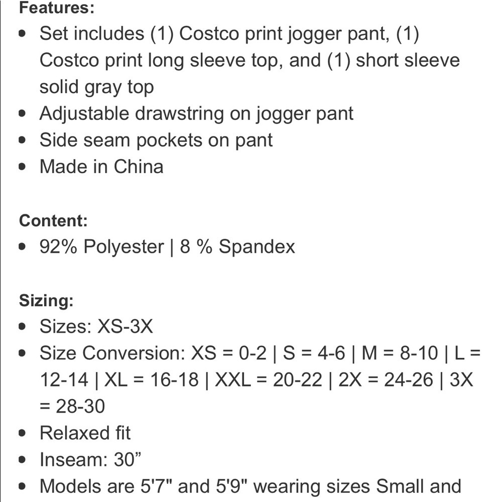 Munki Munki Exclusive 2021 Costco Print Comfy Pajamas NWT …. - Picture 9 of 10